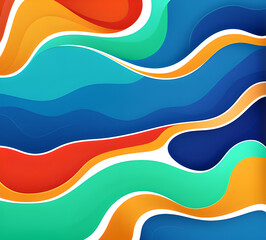 Liquid gradient mesh. Abstract wavy background. Color blend. Modern blurred texture. Liquid vibrant color flow. Template for posters, ad banners, brochures, flyers, covers, websites. 8k quality. gener