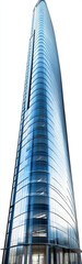 Obraz premium Modern office, skyscraper. On a white isolated background in full length.