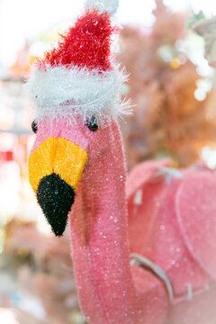 Palm Springs, California, USA.  Retro flamingo