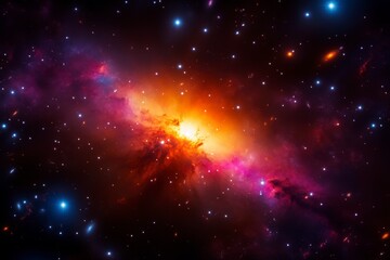 Obraz premium Exploring cosmic wonders nebula formation outer space astronomy image celestial environment vastness