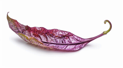 purple eggplant isolated on white