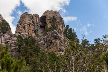 formation in the mountains