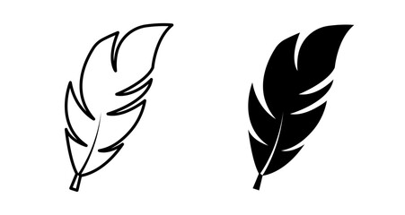 Feather Icons vectors. black solid and liner versions