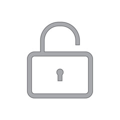 pad lock icon vector illustration for apps and websites