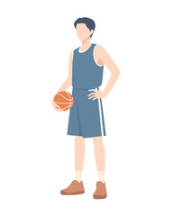 basketball player vector illustration 