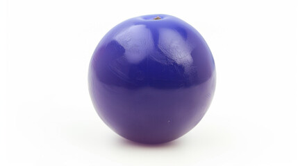 purple grapes isolated on white