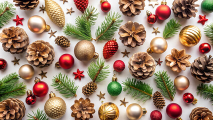 christmas decoration on a white background