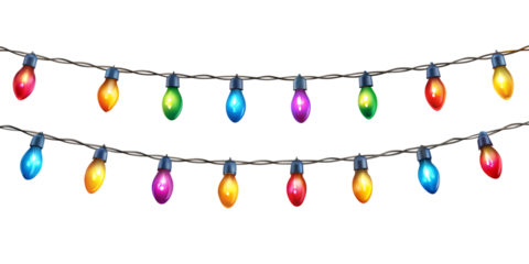 colorful beads isolated on white background