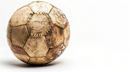 soccer ball isolated on white