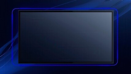 A mockup template design for web video multimedia player featuring a sleek interface and customizable features, digital, streaming