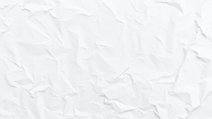 Obraz premium Close-up shot of a white paper texture background with visible fibers and creases, crumpled, background, pattern