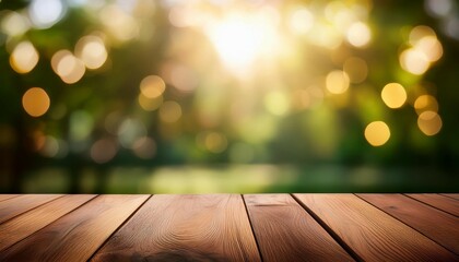 a wooden table with a fuzzy or unclear background