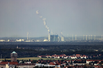 Leipzig, Kraftwerk draußen vor der Stadt