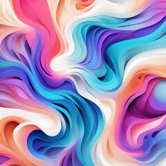 Obraz premium Glowing lines neon banner background Illumination lines Neon light background Feeling.Digital particles rainbow colors.light effect cold yellow red Background.generative ai