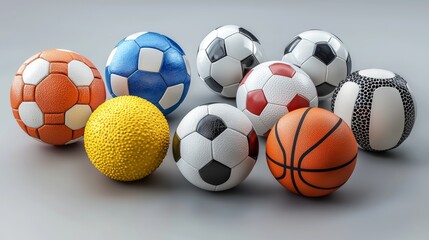 The logo for a sports store, showcasing various balls used in team sports, set against a white backdrop.