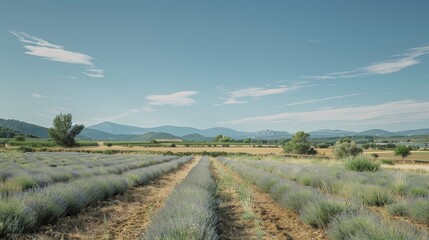Fototapeta premium Provence lavender field