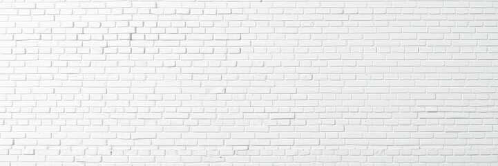 Fototapeta premium White brick wall background with soft lighting, perfect for adding text or graphics, urban, background, minimalistic