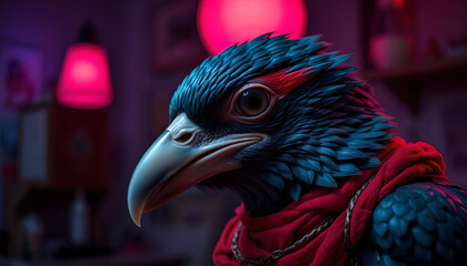 close up of a Crow