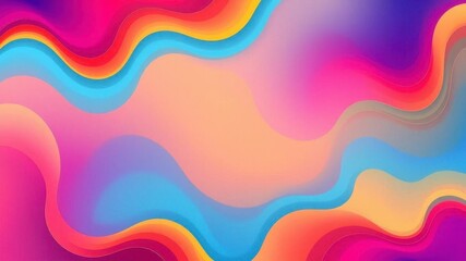 Obraz premium Dynamic and colorful geometric shapes flowing seamlessly in abstract vector background, gradient, modern, dynamic