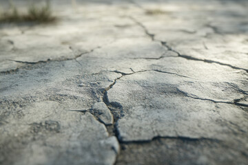 Uniform concrete texture, worn with subtle cracks and stains for a raw overlay.