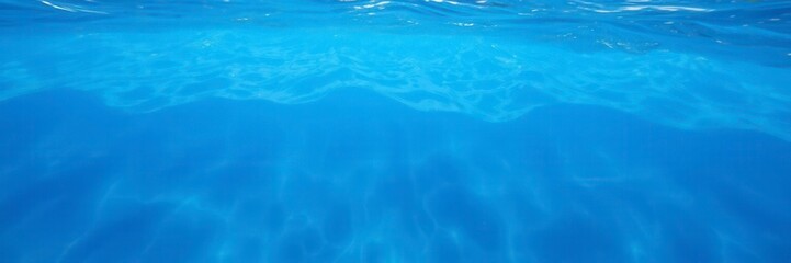 Rippling deep blue sea waves with sunlight reflections, waves, abstract