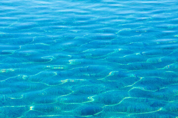 beaux reflets sur le fond du lac Léman