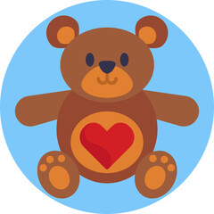 A cute, plush teddy bear with a soft, brown exterior and a friendly smile, perfect for conveying warmth, affection, and comfort.