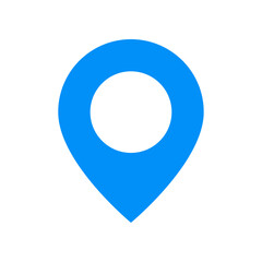 Blue location pin icon