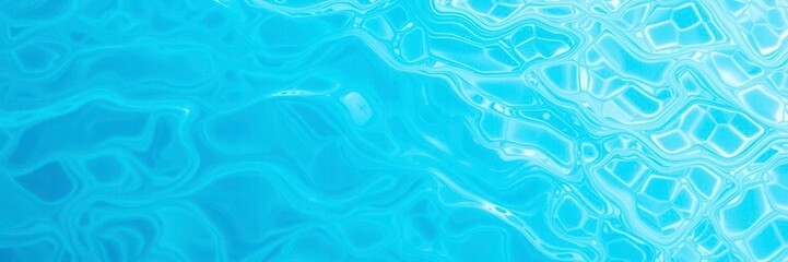 Obraz premium Blue water wave texture with swirling patterns and ripples, natural, marine