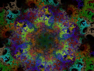 Imaginatory fractal abstract background Image