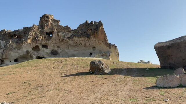 A view from the Phrygian Valley in Afyonkarahisar, Turkey