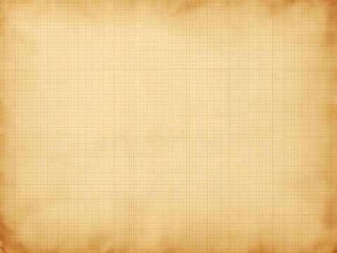 Aged Grid Paper with Warm Yellow Tones

