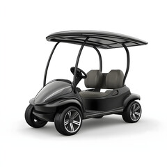 Sleek Golf-Style Melex Positioned on a White Background