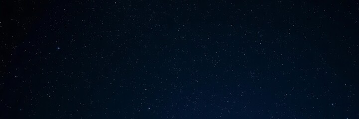 Fototapeta premium Starry night sky filled with an abundance of twinkling stars, night time, universe, night sky background