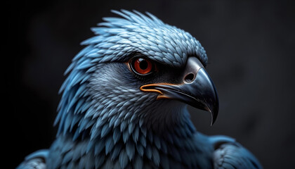 close up of an eagle