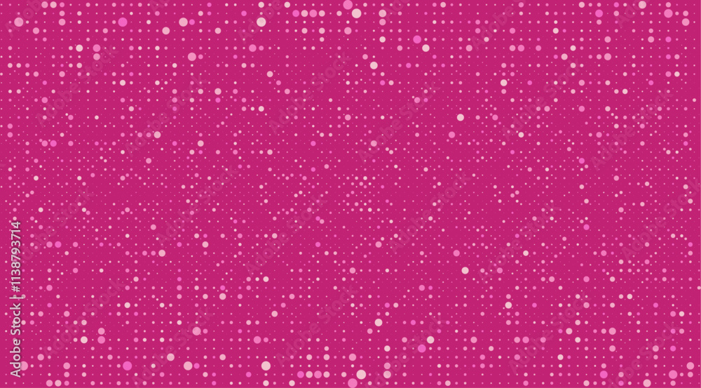 Poster pink shining dots halftone vector background for valentine's day banner