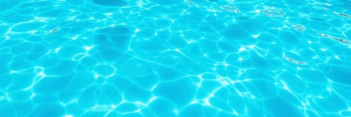 Obraz premium Abstract blue water wave texture background resembling a calm ocean surface under bright sunlight, abstract, liquid, summer