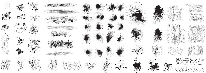 Design Elements of Spray Paint Effect, Paint Splatter Texture
