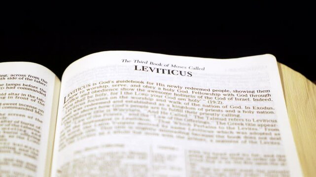 Holy Bible Leviticus