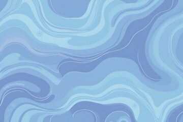 Obraz premium Abstract Blue Swirls: A captivating abstract background featuring mesmerizing blue swirls and subtle gradients, evoking a sense of tranquility and ethereal beauty.