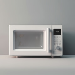 Fototapeta premium microwave oven isolated on white