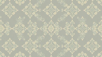 Elegant and intricate damask wallpaper design in seamless pattern, design, wallpaper, intricate
