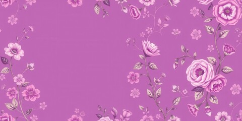 Intricate purple floral wallpaper with seamless repeat design, purple, background, flowers