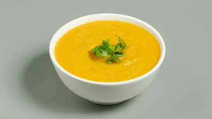 Lentil soup bowl