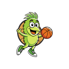 Kiwi Mascot Logos: Coffee Cup, Reading Glasses, Gaming, Painting, Boxing, Vector Clipart Designs, Kiwi mascot logos: coffee, reading, gaming, painting, boxing gloves, vector, clipart, cartoons.