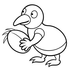 Kiwi Mascot Logos: Coffee Cup, Reading Glasses, Gaming, Painting, Boxing, Vector Clipart Designs, Kiwi mascot logos: coffee, reading, gaming, painting, boxing gloves, vector, clipart, cartoons.