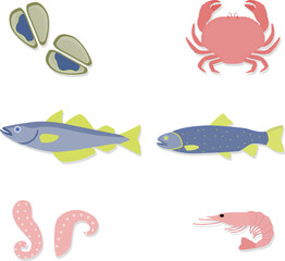 sea food vector