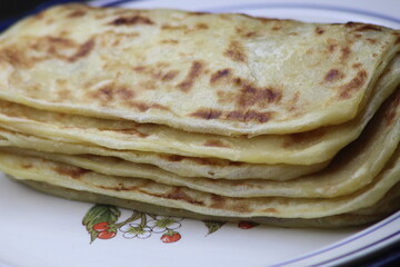Moroccan Msemmen Close Up