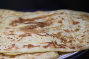 Moroccan Msemmen Close Up
