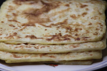Moroccan Msemmen Close Up